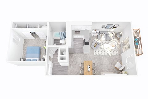 One Bedroom One Bath at Cedar Heights, Kirkland